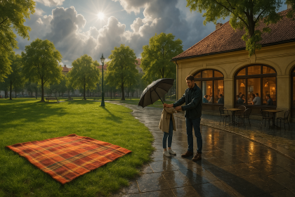 Tahle 2minutová finta z oblohy vám zachrání piknik (a možná i náladu)!